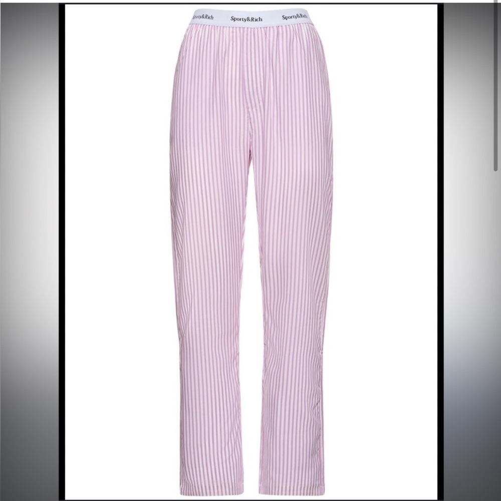 Sporty & Rich: Stripped Pajama Pants Size XS